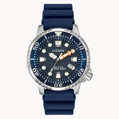 Promaster Diver Men s Eco Drive BN0151 09L Blue Diver Watch CITIZEN